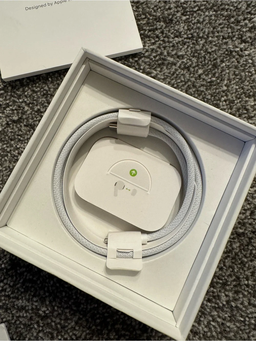 NEW Apple AirPods Pro 2nd Generation Earbuds with Charging Case in White